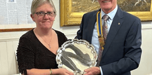 Bude Deacon receives coveted Rotary memorial award