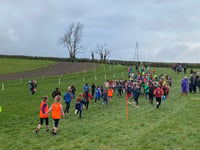 Primary schools cross country gets underway at Landrake