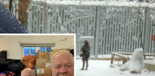 Locals deliver aid to trapped refugees in Belarus