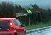 Parish hope new sign will slow down drivers 