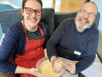 Flipping good time at Launceston care home for pancake day