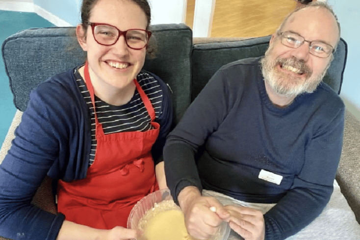 Volunteer Victoria and resident ambassador Richard