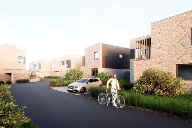 Plans for homes in Bude