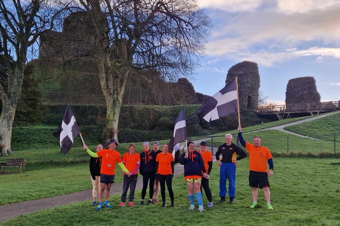Camelford Up and Running St Piran's Day running challenge 