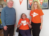 Detectorists present funds to local MS support group