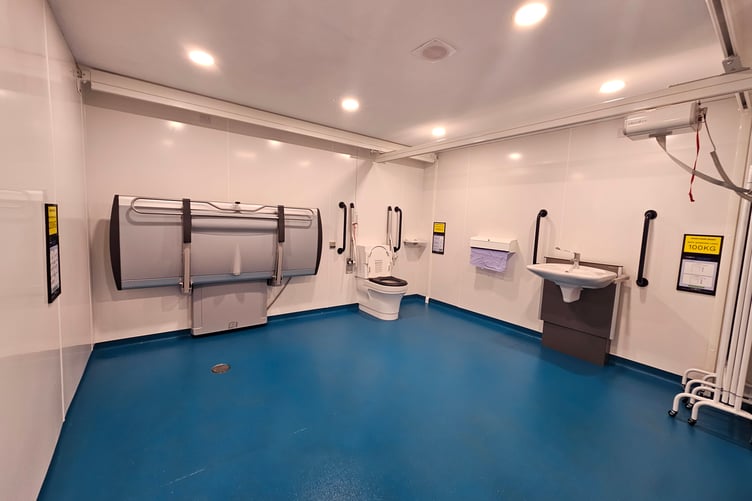 The new Changing Places facility at Camel Creek