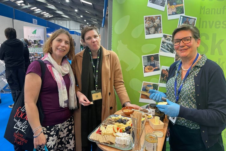 Cornwall Gateway CIC exhibiting Cornish produce