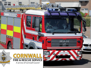 Fire crews tackle suspected arson at Bude play park