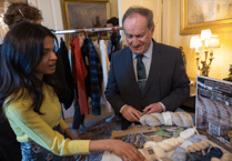 Woollen mill represents North Cornwall during Downing Street visit