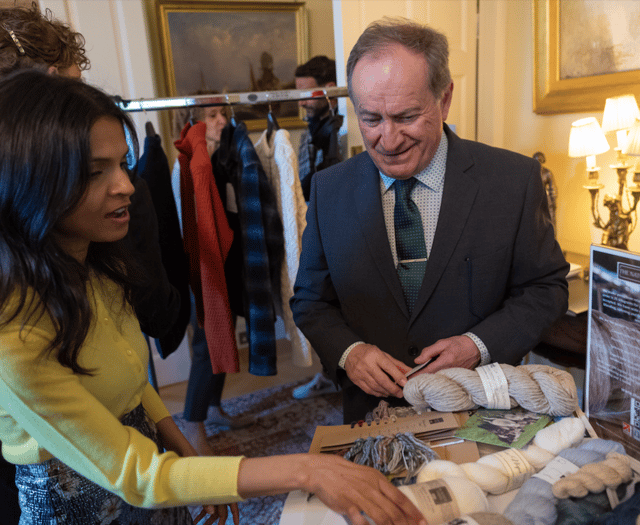 Woollen mill represents North Cornwall during Downing Street visit