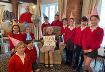 Special visit for 100th birthday