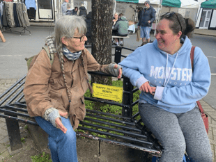 'Chatty benches' hope to reduce loneliness and isolation
