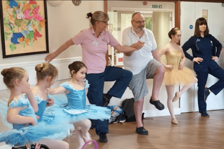 Kernow House Care Home ballet visit