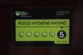 Food hygiene ratings given to four Cornwall establishments