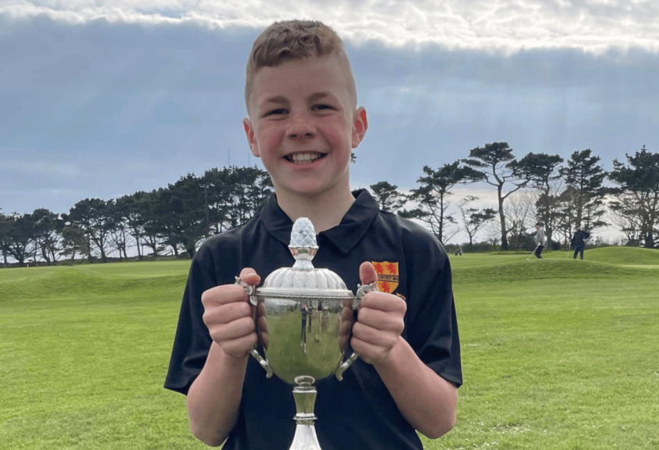 Eleven-year-old crowned golf champion 