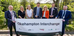 Name of new Okehampton railway station revealed at ceremony