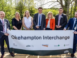 Name of new Okehampton railway station revealed at ceremony