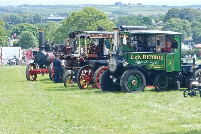 The grand parade of steam engines had visitor's enthralled 