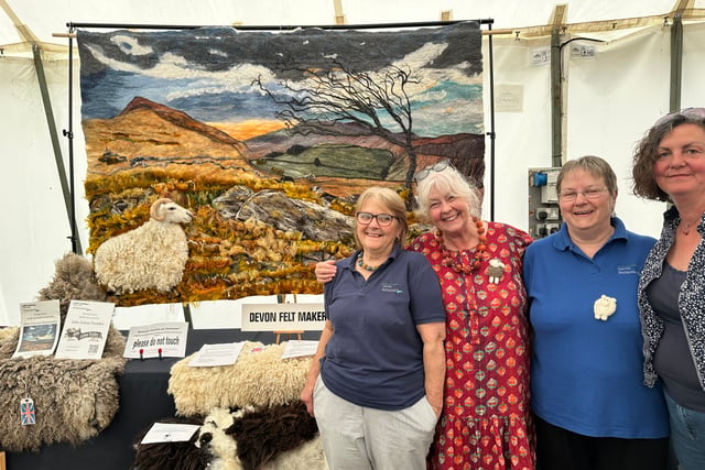 Feltmakers go for gold at Devon County Show