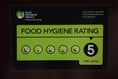Food hygiene ratings given to 34 Cornwall establishments
