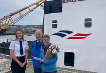 Scillonian welcomes group’s five millionth ferry passenger