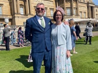 Care assistant meets royalty