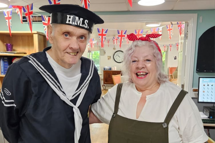 Residents, family and friends got dressed up for the occasion