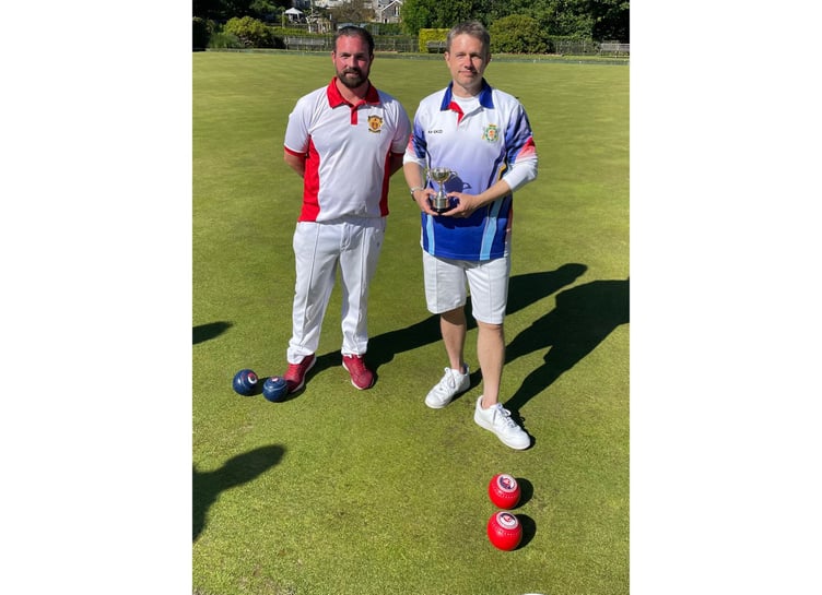 Craig Pett (left) and Saltash's Ben Davy will represent Group Two in the county quarter and semi-finals.