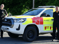 Community fire station reveal new specialist service vehicle