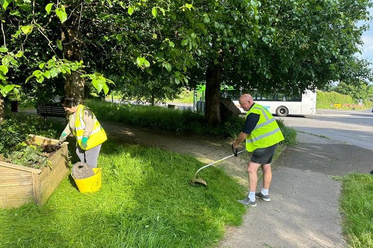 Lions took on the task of restoring Rosemullion Gardens Park