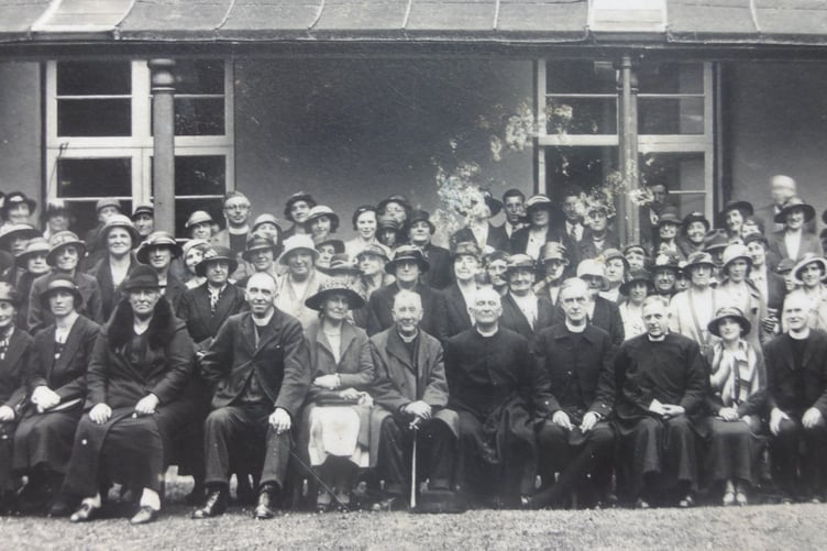 The Post is grateful to Rose Hitchings of Bridgerule for supplying this picture. She said: "A huge gathering of people at The Glebe Bridgerule - occasion and date not known." Do any of our readers know the origins of this image or recognise those pictured?