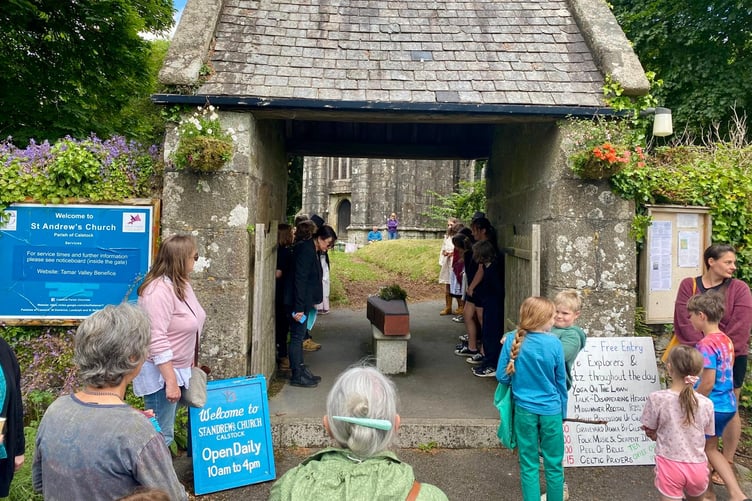 All were welcome the St Andrew's Church open day