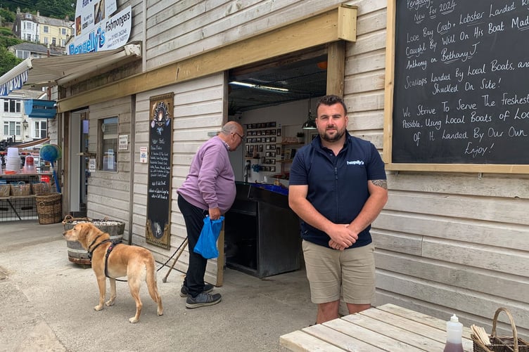 Sam Pengelly, fishmonger of Looe fishing family
