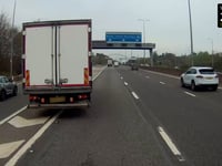 Lethal driving on roads has been captured on camera