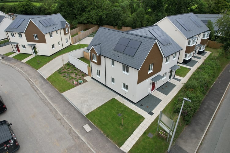 Four homes in Sheepwash are up for social rent, including two, two-bedroom and two three-bedroom