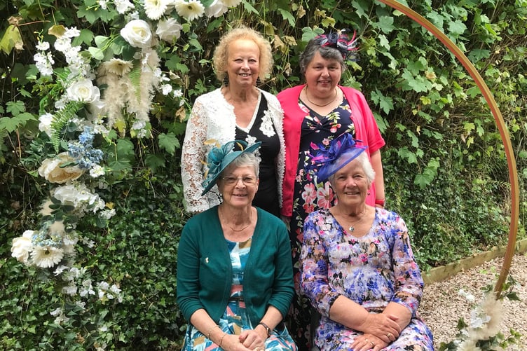 Big smiles from all the guests