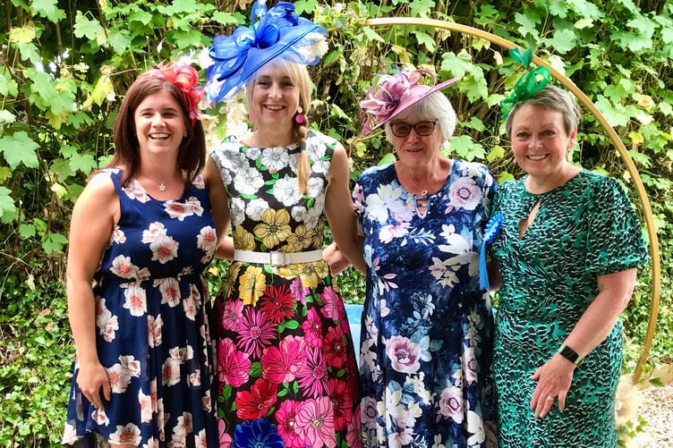 The ladies wore their best frocks for the occasion
