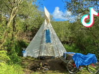 Cornish eco campsite goes viral on social media 