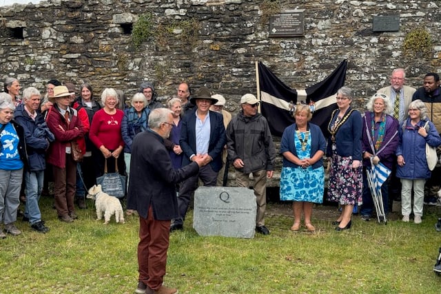 The mayor Cllr Helen Bailey and deputy Cllr Nicola Gilbert attended the talk and unveiling