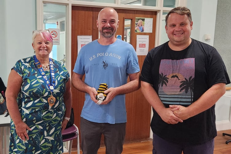 Mevagissey citizen Charlie Clayton has been recognised by the chairman of Cornwall Council Pauline Giles with an award he was nominated for by local Cllr James Mustoe