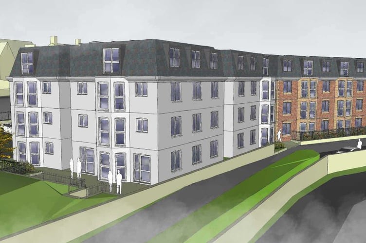 A mock up of how the Bude retirement flats could look. (Picture: Churchill Retirement Living)