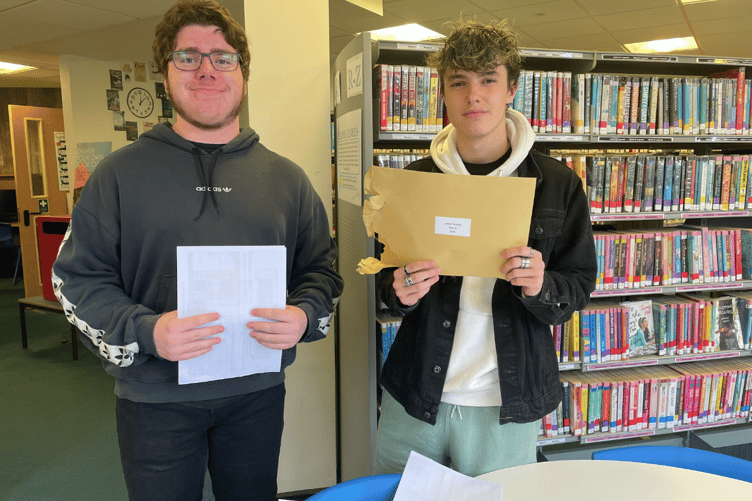 Students have celebrated after their hard work has paid off