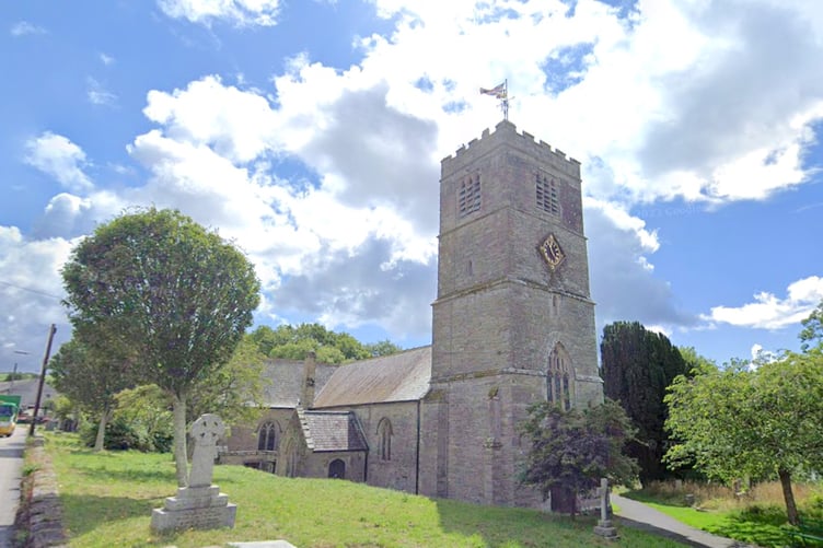 The exhibition will be taking place at St Andrew's Church in Tywardreath. Picture: Google