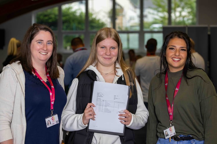 Michelle with Bodmin College teachers