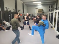 Martial arts group raise thousands 'fighting' cancer at sparathon