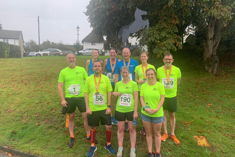 A group picture after completing the Warhorse 10k (Picture: Stuart Seymour-Smith)