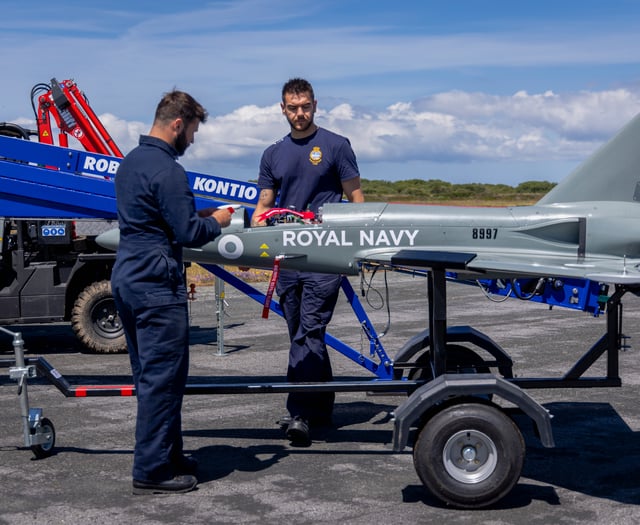 Royal Navy’s unique drone squadron marks five years of success