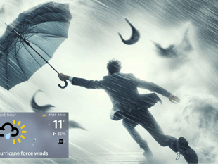 Hurricane winds of 17,000 miles per hour are not coming to Cornwall 