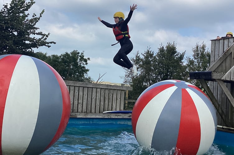 Flying high on the residential trip. (Picture: Athena Learning Trust)