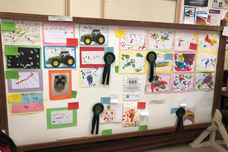 CHILDREN'S artwork at a previous Primestock Show